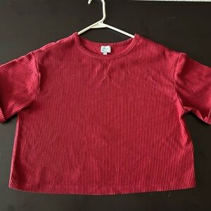 Blue Rain Red Short Sleeve Tee